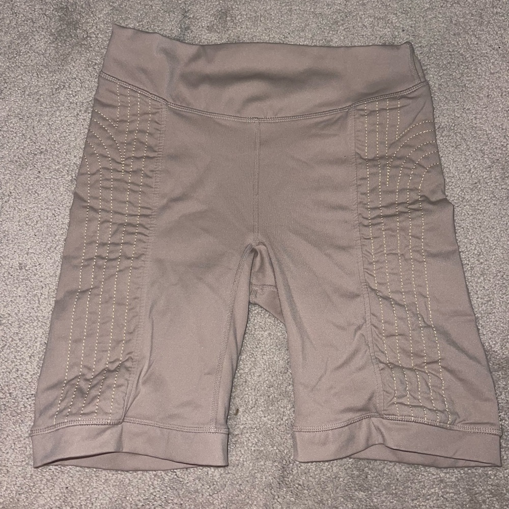 Fabletics Women's Tan Biker Shorts